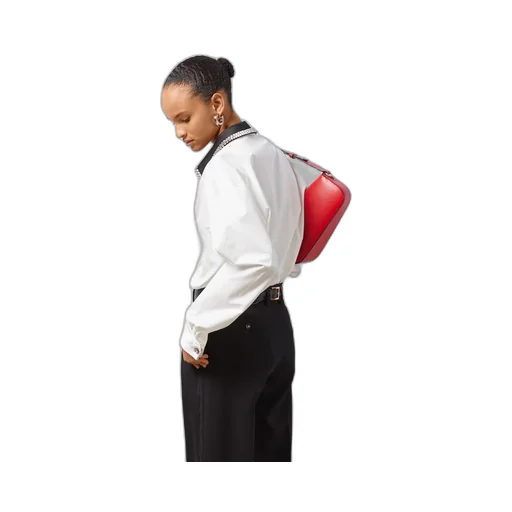 Cotton shirt with detachable collar