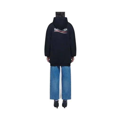 Political Campaign Hoodie Black