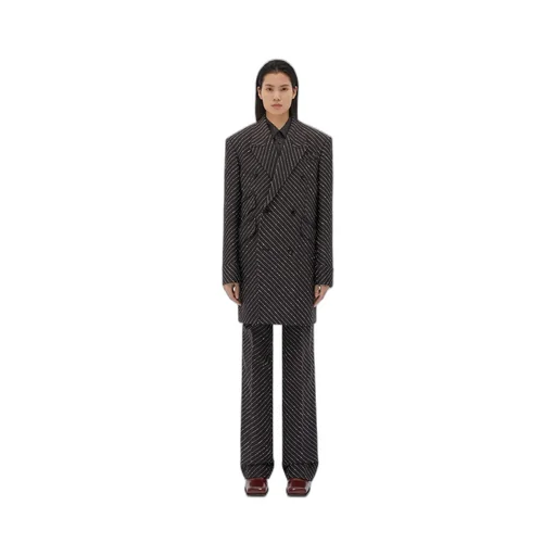 Cotton And Silk Stripe Shirt