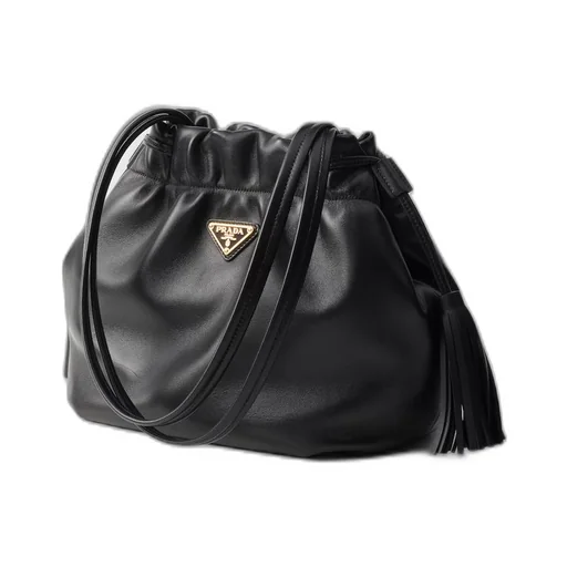 Nappa leather shoulder bag