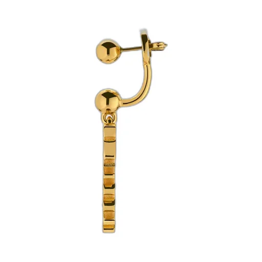 Baule earrings with Gucci script