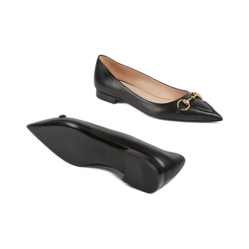 Women's ballet flat with Horsebit
