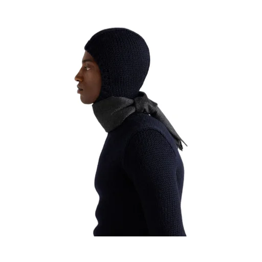 Wool hooded sweater