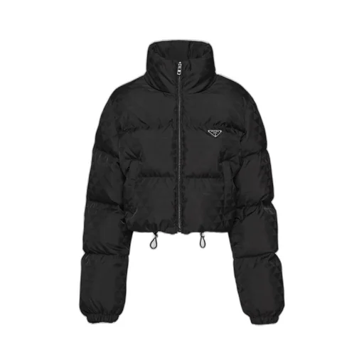 Printed nylon down jacket