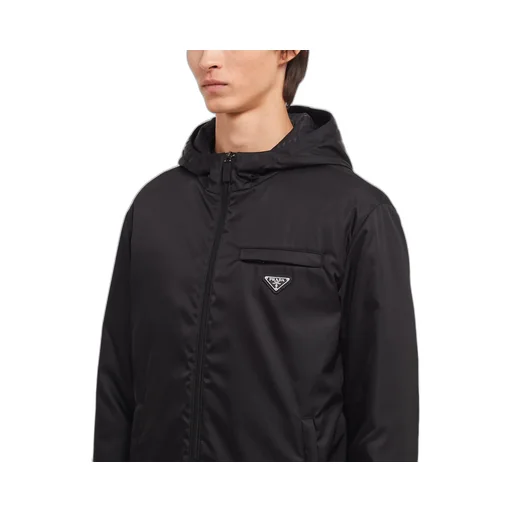 Re-Nylon gabardine puffer coat