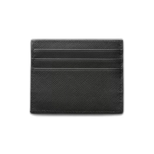 Saffiano leather card holder