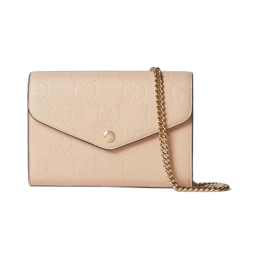 Leather chain wallet
