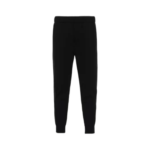 Technical fleece and leather pants