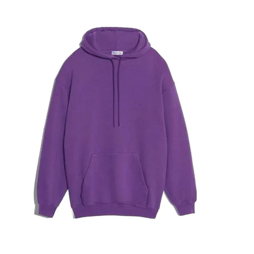 Logo Printing Hoodie Purple