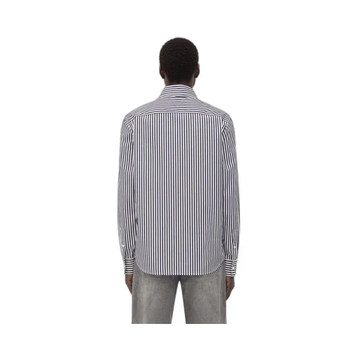 Striped Poplin Shirt