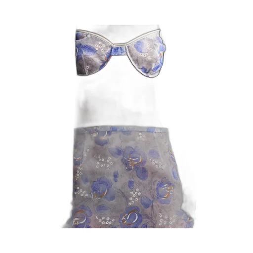 Printed nylonette bra