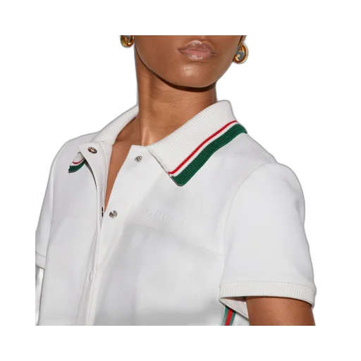 Jersey drill jumpsuit with Web