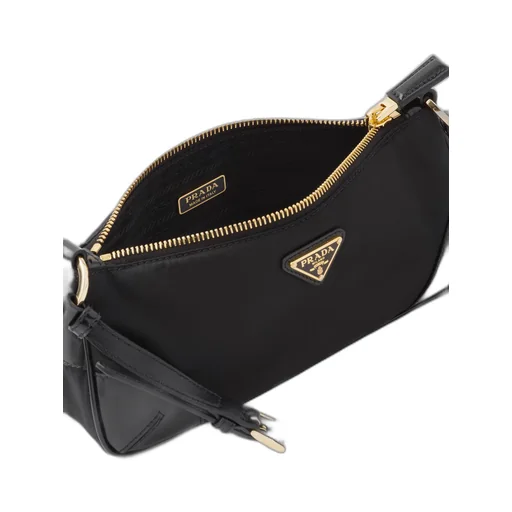 Re-Edition 2002 Re-Nylon and brushed leather shoulder bag
