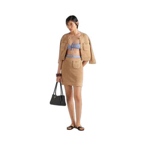 Cotton miniskirt