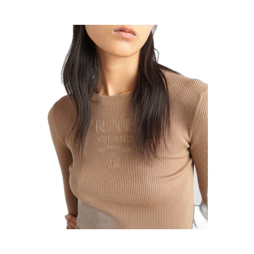 Superfine wool crew-neck sweater