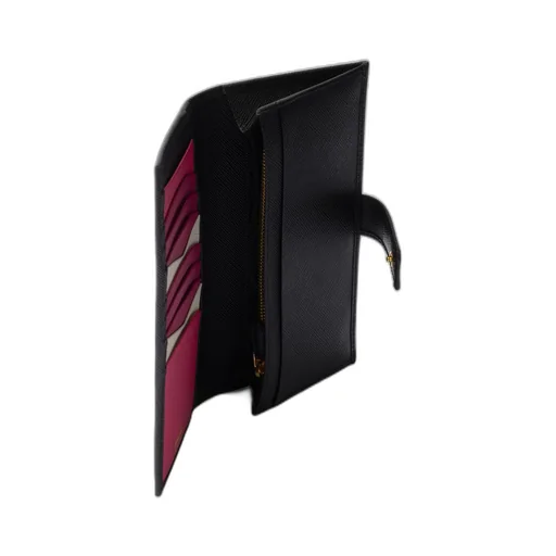Large Saffiano leather wallet