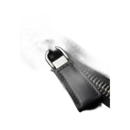 Re-Nylon and leather travel bag