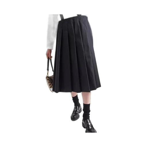 Pleated Re-Nylon skirt