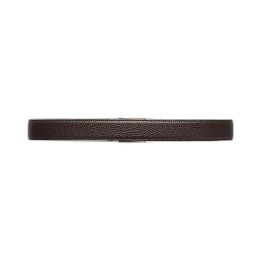 Belt with rectangular buckle