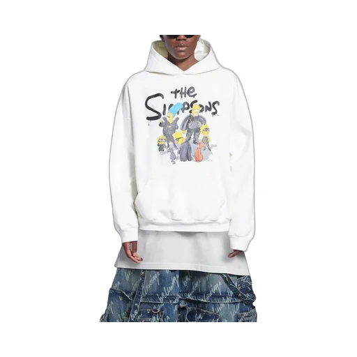 Balenciaga x THE SIMPSONS Cotton Hoodie Wide Fit