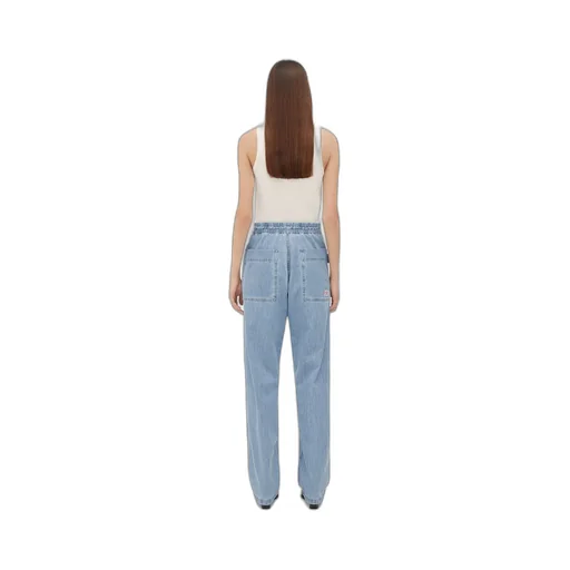 Light Bleached Elasticated Denim