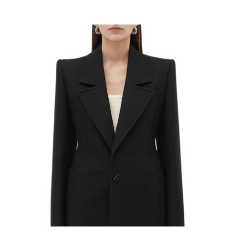 Structured Cotton Melange Jacket