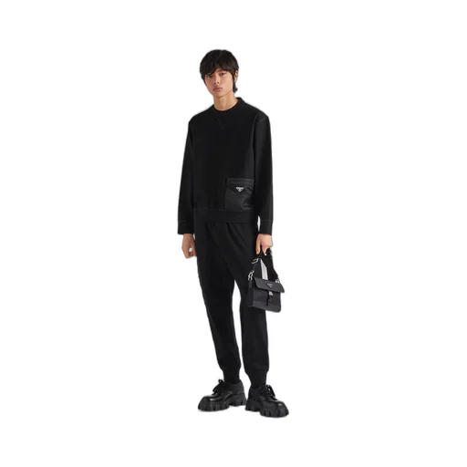 Technical fabric sweatshirt