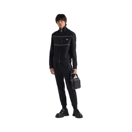 Sweatshirt with Re-Nylon details