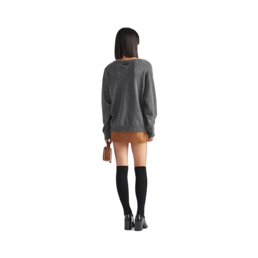 Cashmere miniskirt