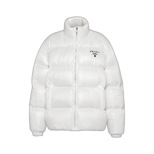 Re-Nylon hooded down jacket