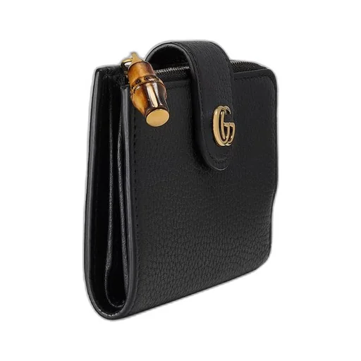 Medium Double G wallet with bamboo