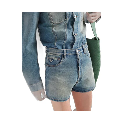Denim shorts