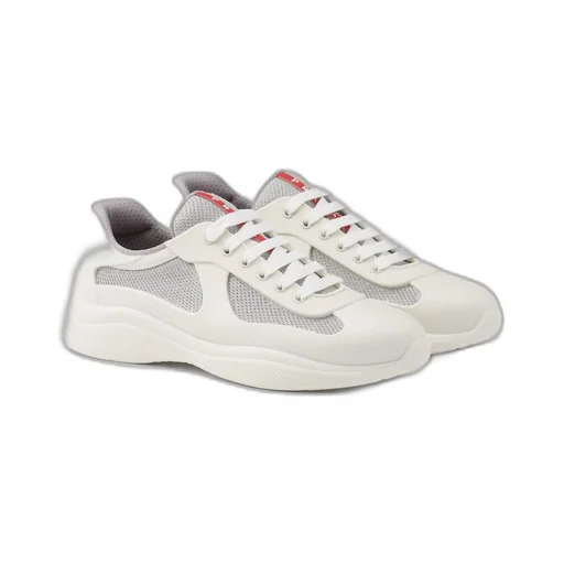 Prada America's Cup Soft rubber and bike fabric sneakers