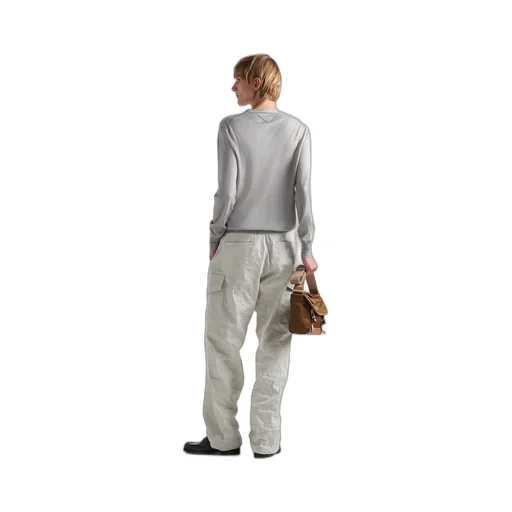 Stretch cotton pants