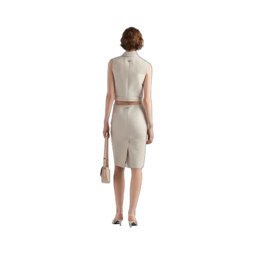 Nappa leather skirt