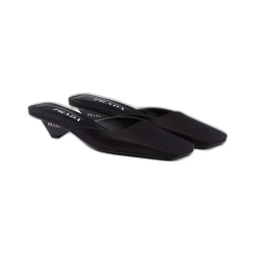Satin mules