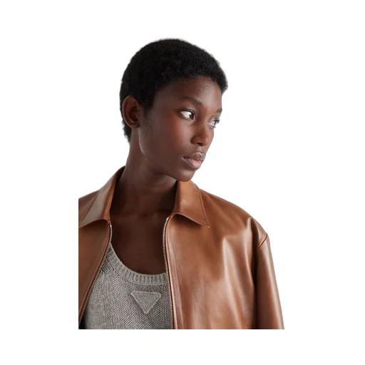 Nappa leather jacket