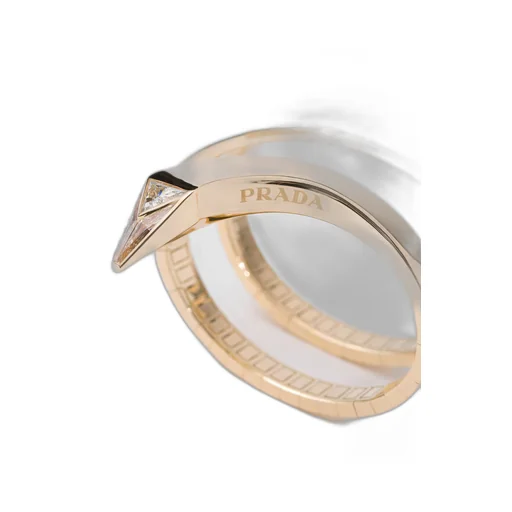 Eternal Gold snake bracelet in yellow gold and laboratory-grown diamonds