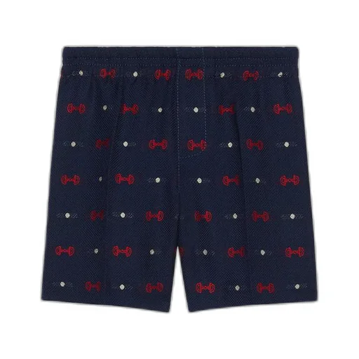 Children's Horsebit cotton wool bermuda
