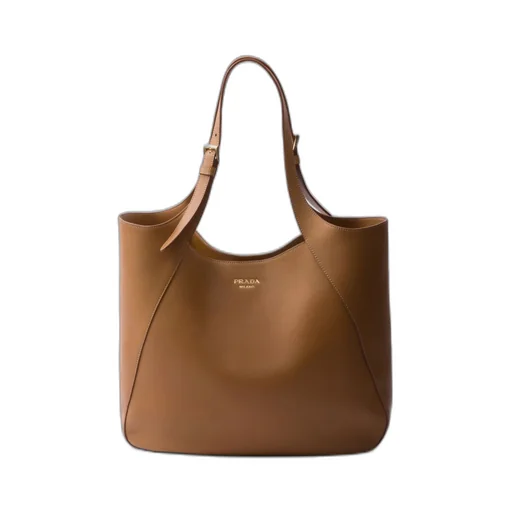 Large leather tote bag
