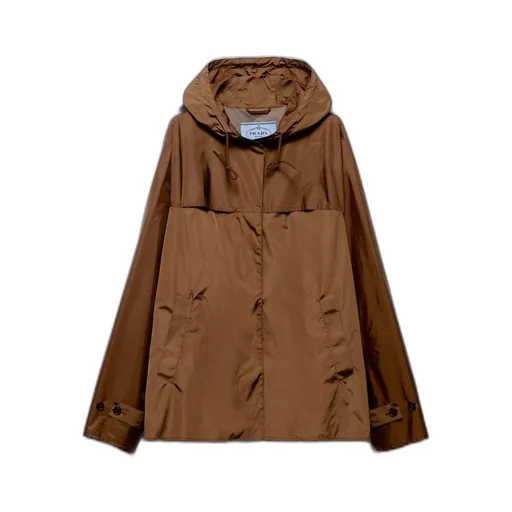 Light technical fabric blouson jacket