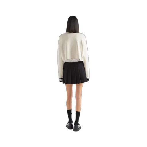 Oversized cotton fleece sweatshirt