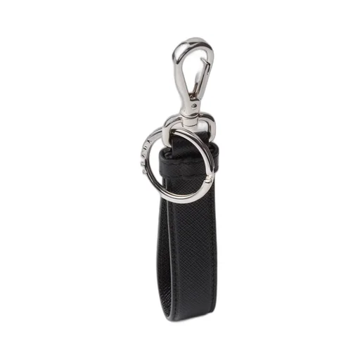 Saffiano Leather Keychain