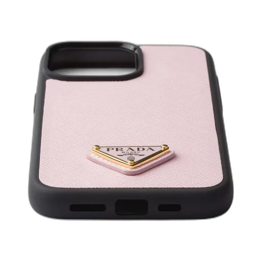 Saffiano leather cover for iPhone 15 Pro Max