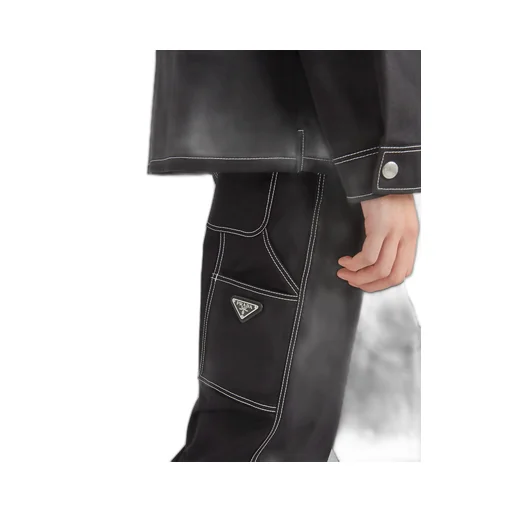 Stretch cotton pants