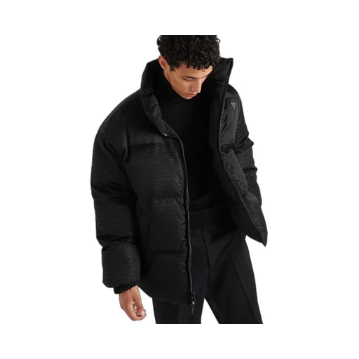 Medium-length Re-Nylon down jacket