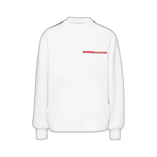 Double jersey crew-neck sweatshirt