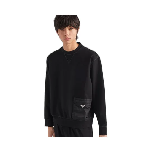Technical fabric sweatshirt