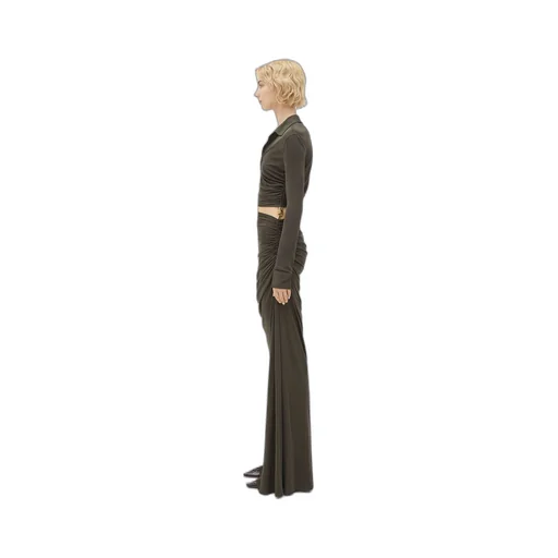 Knot Light Jersey Long Dress
