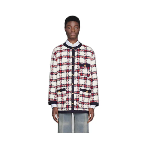 Check tweed jacket